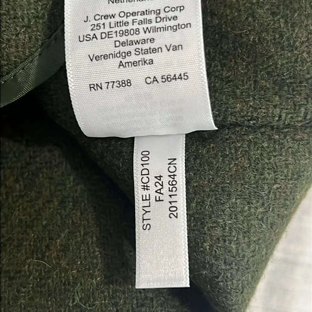 J. Crew Trench coat in double-faced Italian wool $368‎ Size XS - Picture 13 of 13